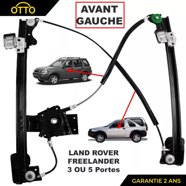 Leve Vitre Avant Gauche Conducteur pour LAND-ROVER Freelander Soft Top Td4 2.0