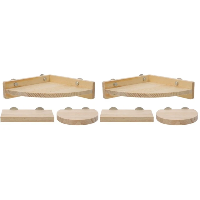 6 Pcs Supporto Per Uccelli Piattaforma Gabbia Giocattoli Da Masticare Criceti
