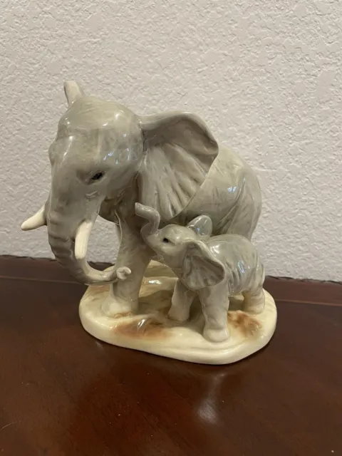 Goebel Elephants-animal figurines. Hand painted W. Germany #2806