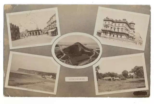 Saltburn-By-The-Sea, Yorkshire, Multiview RP Postcard.