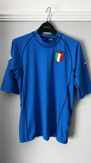 2001 VINTAGE ITALY NATIONAL TEAM 2000/2001 HOME FOOTBALL SHIRT KAPPA ( large)