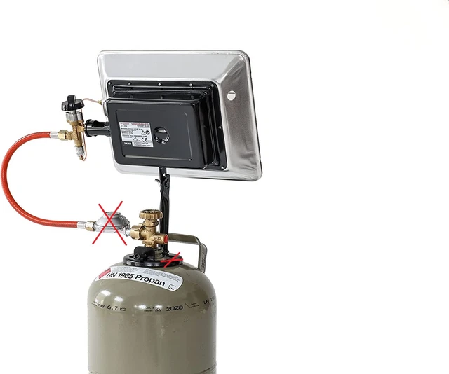 Rothenberger Industrial Eco Gasheizstrahler 4,2 kW - Silber (35984)