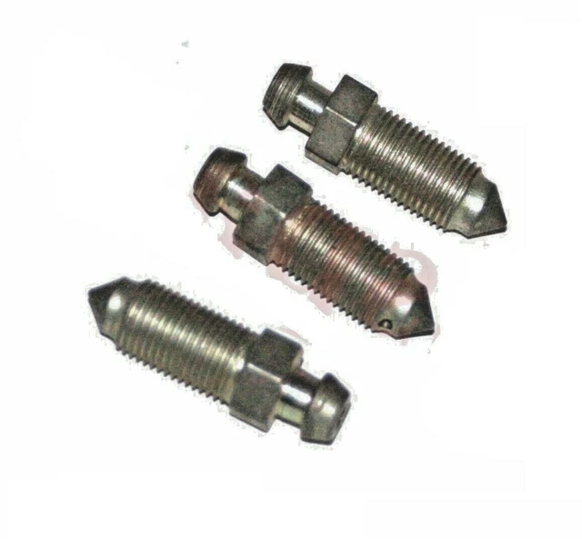 WHEEL CYLINDER SCREW Bleed Bleeder 3 Units Fit For Willys Jeep 15.34