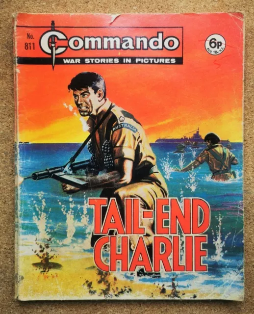 Commando War Comic No 811 TAIL END CHARLIE (Hearts Donald Ford)