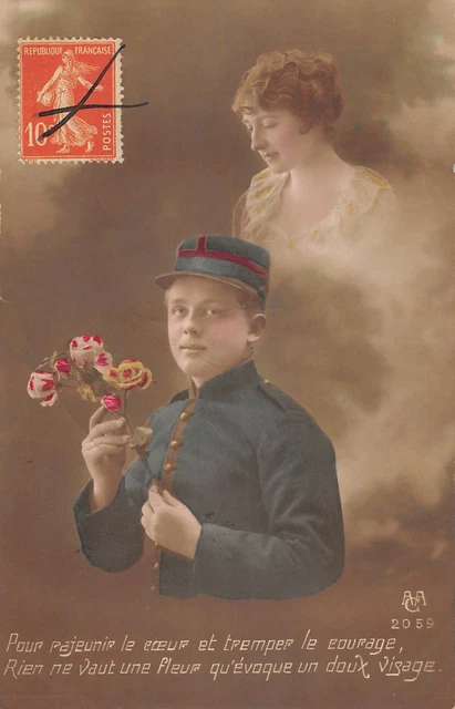 Cpa Patriotic Military War To Rejuvenate The Heart