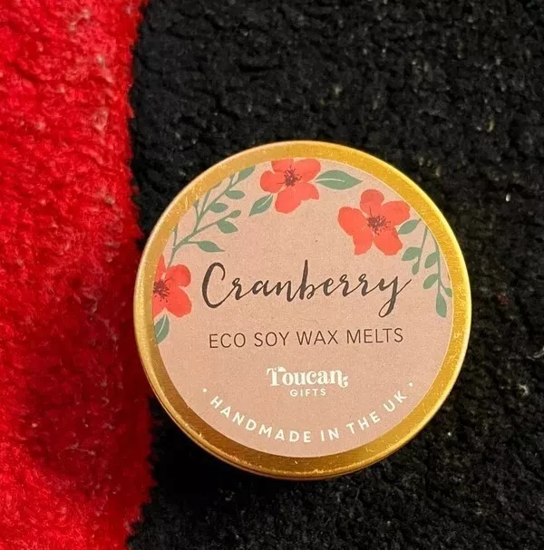 Cranberry Eco Soy Wax Melt Home Fragrance Candle Scent Toucan Gifts