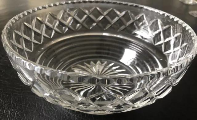 Art Deco Stuart Crystal Fruit Bowl with Stratford Ring Design-RN 681309-1920s-40