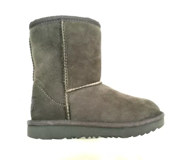 UGG junior stivaletti classic short II stivali da bambina grigio