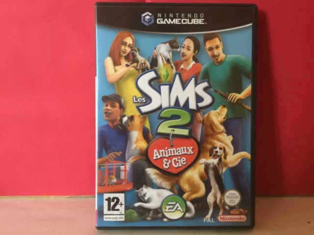 Superbe Jeu Nintendo Gamecube Les Sims 2 Animaux & Cie En Boite