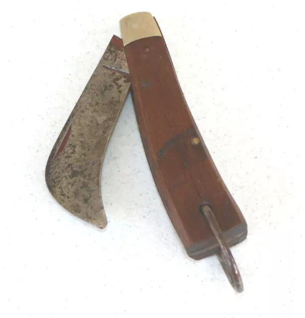 Vintage Schrade Folding Pocket Knife Single Blade Old Vintage Collectible  XZ