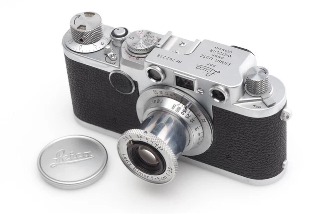 Leitz Leica Iif Chrome Red Dial With Elmar 3.0 3/8in (1685821357)