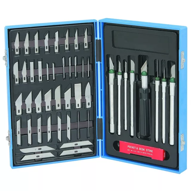 33pc Deluxe Craft HOBBY KNIFE Set w/ Precision Cutting Blades & More