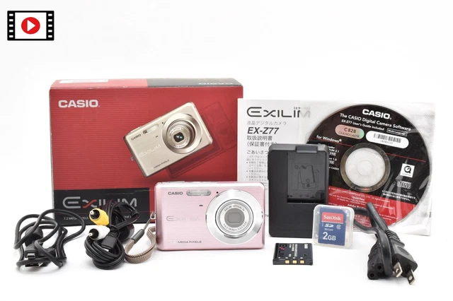 MINT W/BOX] CASIO EXILIM ZOOM EX-Z77 7.2MP Digital Camera Pink