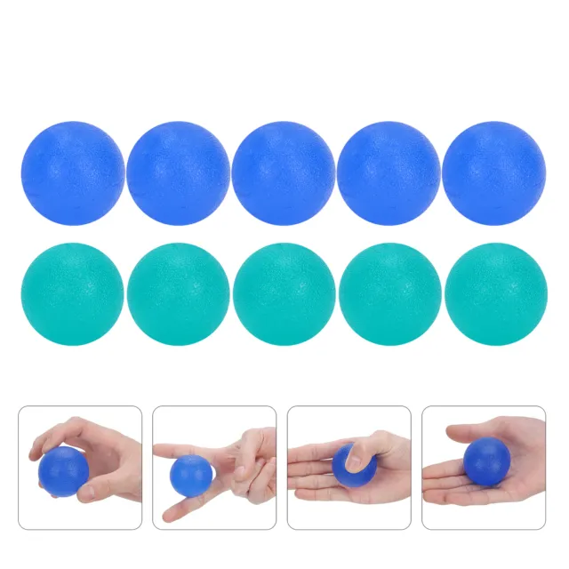 5pcs Finger Rehabilitation Grip Ball Wrist Strength Training Exercise Hand Gr UK