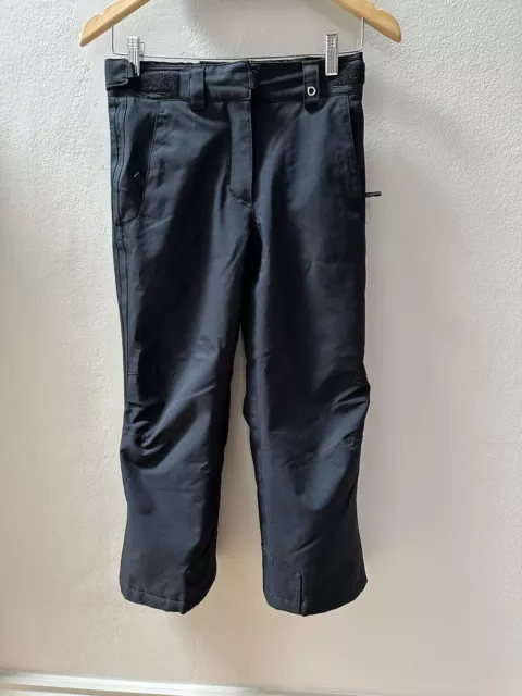 Karbon Kids Ski Pants Size 6 Black Vgc