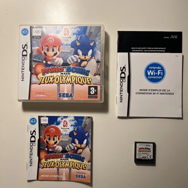 Boîte Et Notice DS Mario & Sonic Aux Jeux Olympiques - Très Bon état
