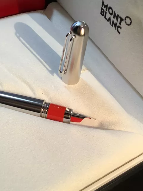 Montblanc Limited Edition M Red-Signature Füllhalter mit M Feder No.113622