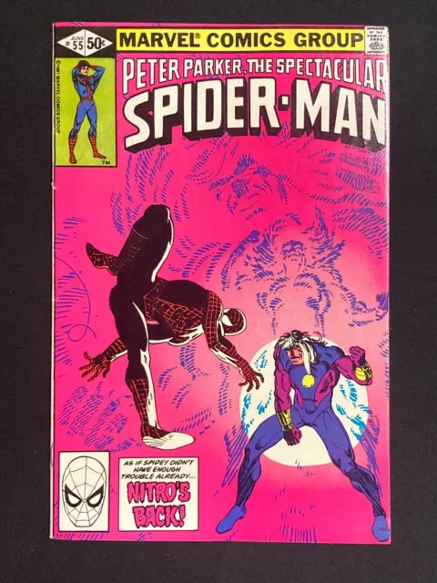 1981 Jun Issue 55 Marvel Spectacular Spider-Man - The Big Blow Out Comic Book AM