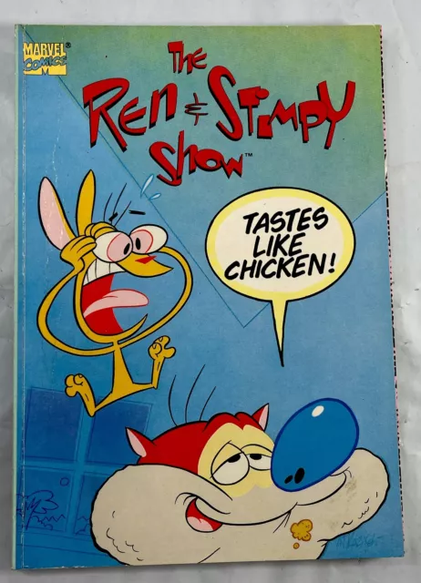 The Ren & Stimpy Show TPB #2: Tastes Like Chicken! Autographed By Dan Slott Gn1