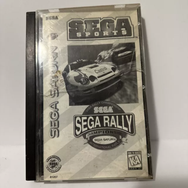 Sega Rally Championship (Sega Saturn, 1995) Complete CIB