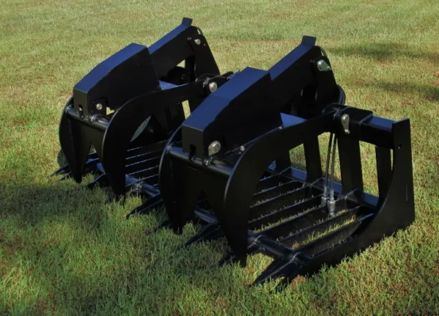 XT Series Skid Steer Root/Rock/Demolition Grapple Quick Attach 66",72",80",84"