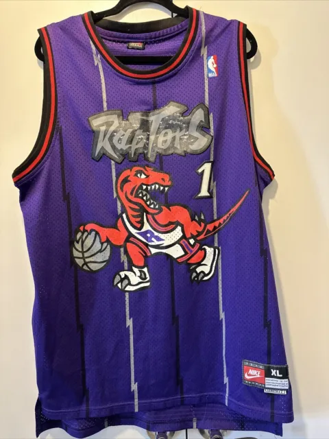 Toronto Raptors NBA Nike Jersey Tracy McGrady #1 Size XL