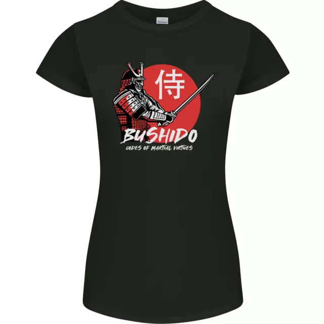 Bushido Samurai Warrior Sword Ronin MMA Womens Petite Cut T-Shirt