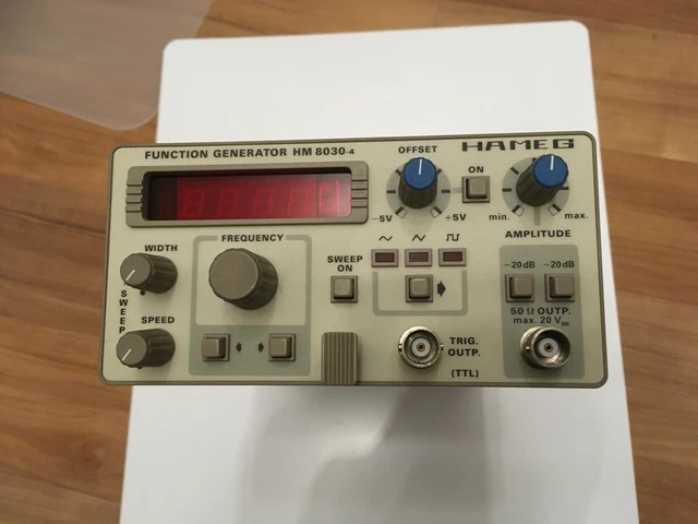 Hameg HM 8030-4 Function Generator mit original Manual 2