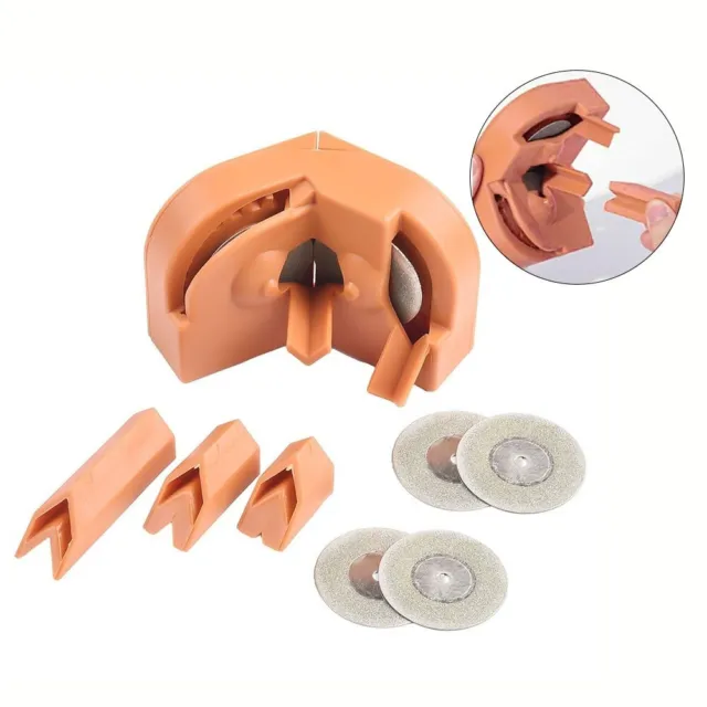 Taladro -broca - herramienta de pulido tijeras herramientas de corte molino de perforación naranja plástico