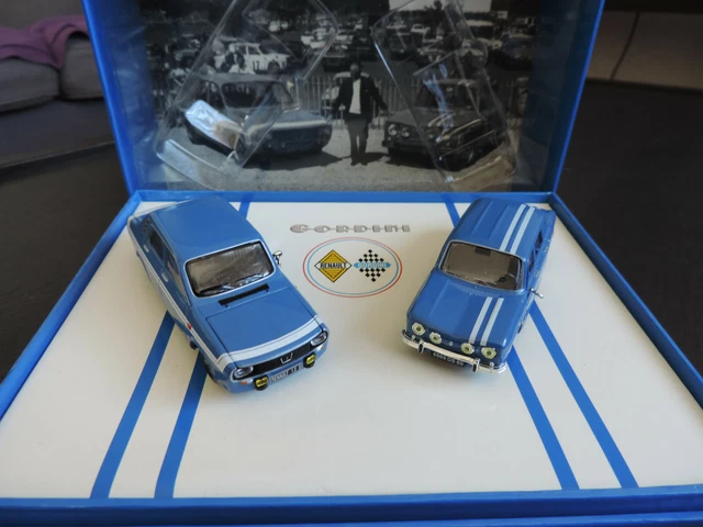Coffret Norev Renault Gordini R12 + R8 - Miniatures 1/43 - Occasion