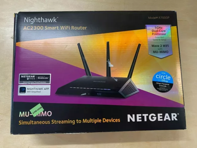 NETGEAR R7000P-100NAR Nighthawk AC2300 2 Band Wi-Fi Router