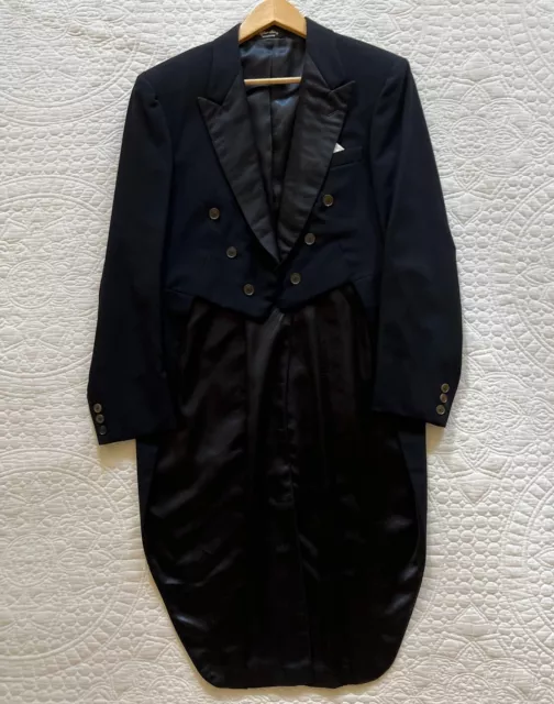 Vintage Rudofker Tuxedo Jacket Coat USA Union Made Tailcoat Tails After Six
