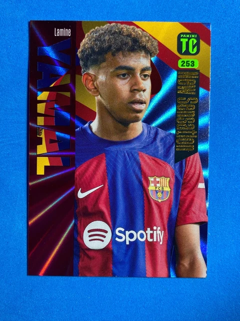 Card NEW SENSATION n°253 Lamine YAMAL Rookie RC Barcelona PANINI TOP