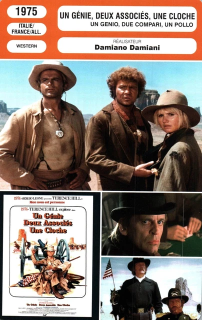 Fiche Cinema : Damiano Damiani - Un Génie, Deux Associés, Une Cloche - 1975