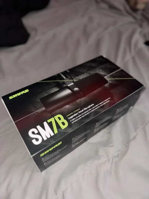 Shure sm7b Micrófono dinámico cardioide,Sonido cálido. Caja ACTUAL, NUEVA