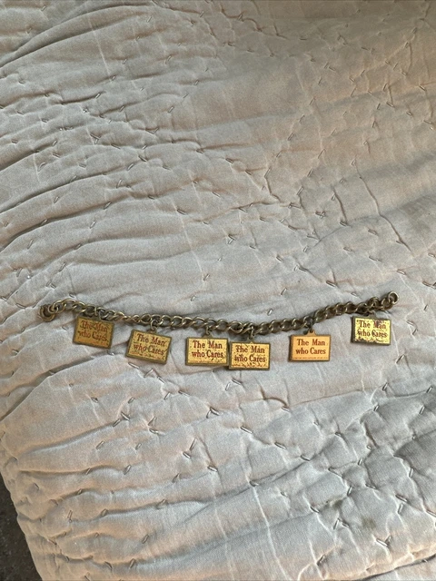 RARE Carstairs whiskey The Man Who Cares Vintage Bracelet