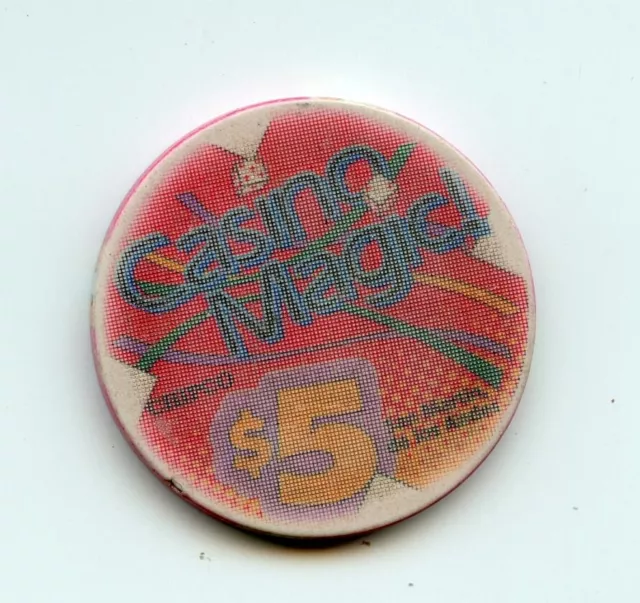 5.00 Chip from the Casino Magic San Martin De Los Andes Argentina