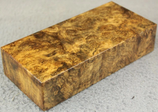 Sindora Burl Blank: ¡1 1/2"" X 3 1/16"" X 6 1/2"" Hermosas Figuras Ojos De Pájaro! Sdb053