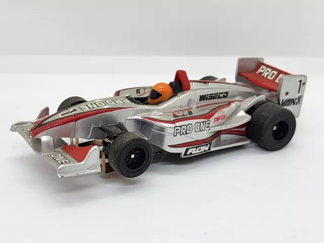 Afx Tomy Mega G Pro One # 1 F1 Indy Ho Slot Car Near Mint Runs Strong Complete