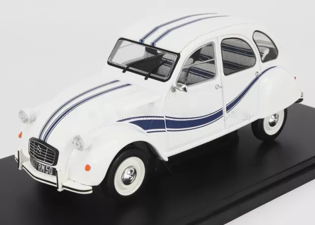 Edicola 1/24 Die-Cast Citroen - 2Cv France 3 1983 - White Blue