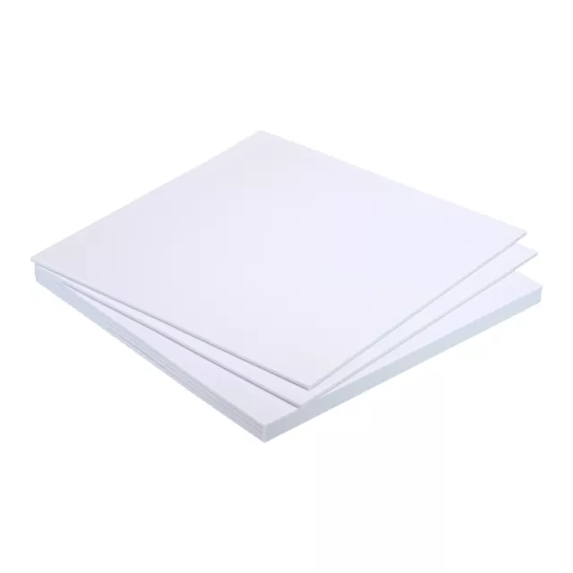 EVA Foam Sheets White 9.8 Inch x 9.8 Inch 3mm Thick Crafts Foam Sheets Pack of 6