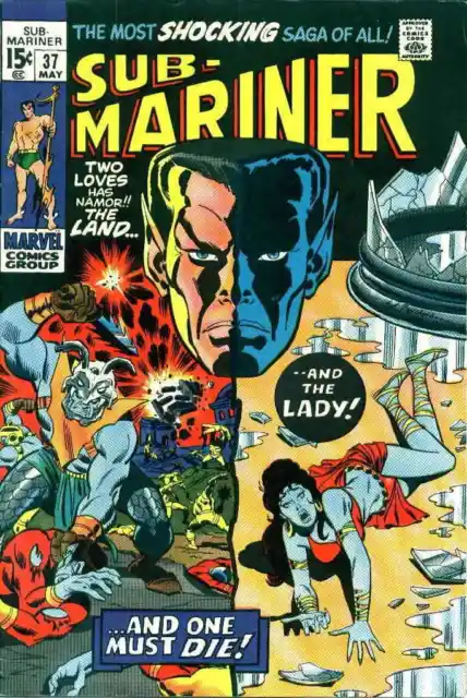 Sub-Mariner, The (Vol. 2) #37 VG; Marvel | low grade - May 1971 Attuma Dorma Nam