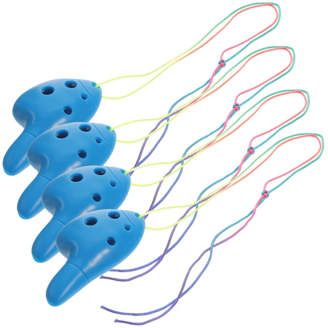 4 Pcs Kids Mini Ocarina Ocarina Lanyard Classical Thumb Child
