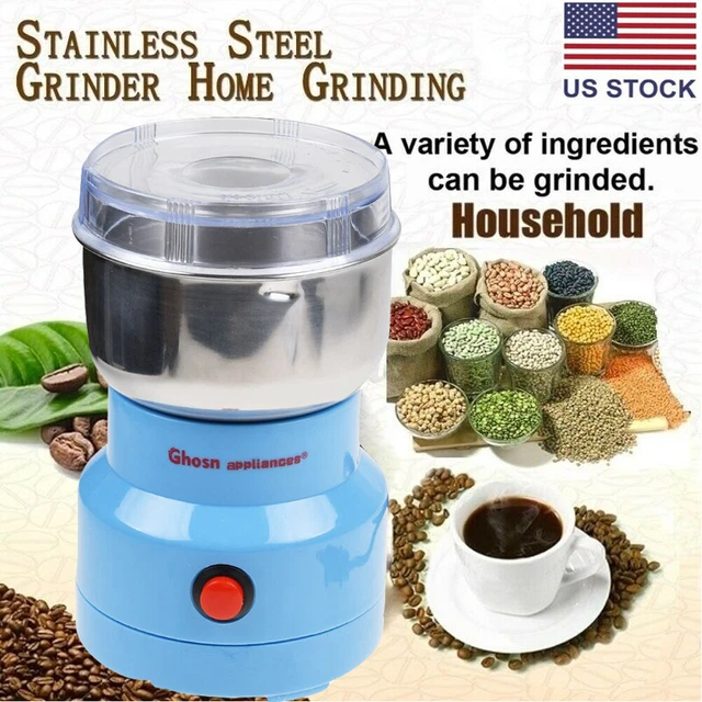 ELECTRIC COFFEE BEAN Grinder Nut Seed Herb Grind Spice Crusher Mill