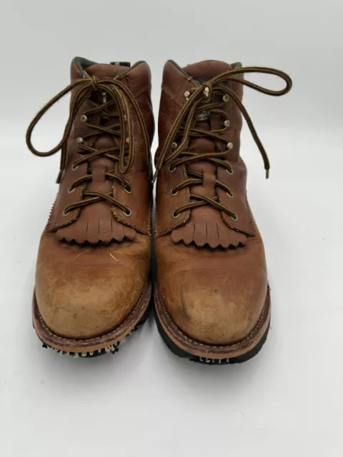 Georgia Boot Farm And Ranch Lacer Work Boots G7013 Size 10.5 M Waterproof