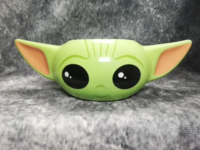 Star Wars Ceramic Baby Yoda Mug Cup  Lucasfilm Face Sculpture Collectable