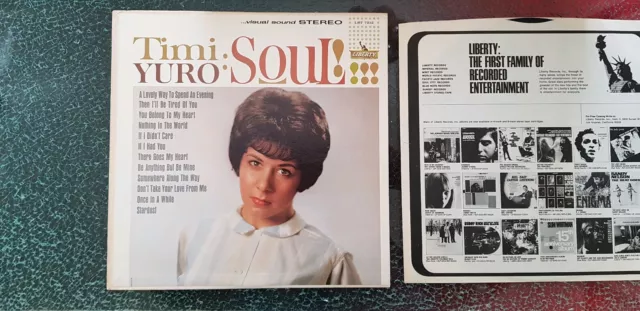 TImi Yuro 	ARVHIVE COPY! Soul	LST-7212	STEREO LP Great Condition! MINT TO MINT-