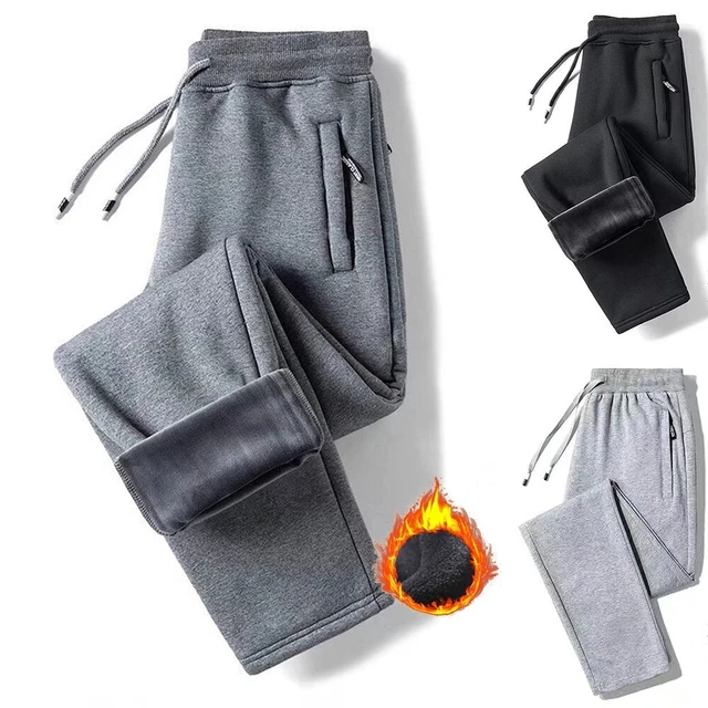 Pantaloni Pantaloni Uomo Taglia Autunno Velluto Termico Versione Antivento