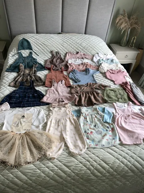 💜 Baby girls 6-9 Months bundle clothing stunning clothes mainly Next Zara