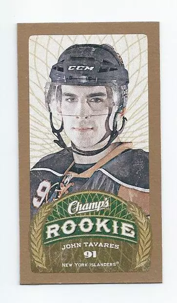 Mini tarjeta de novato de John Tavares 2009-10 Upper Deck Champ's #144